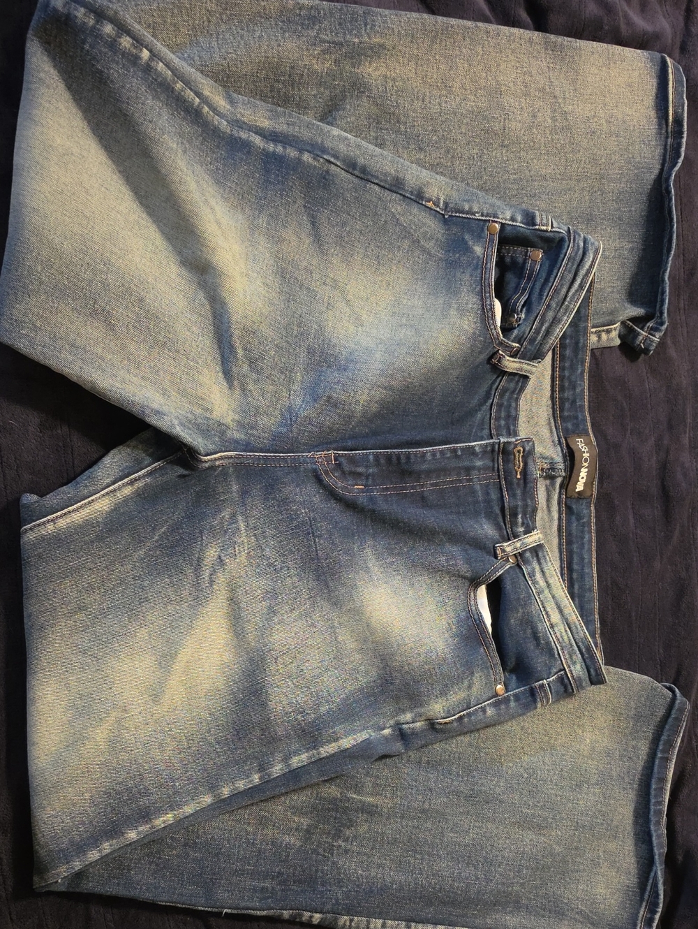 Fashion Nova Light Wash Denim Jeans - Classic Five-Pocket Style